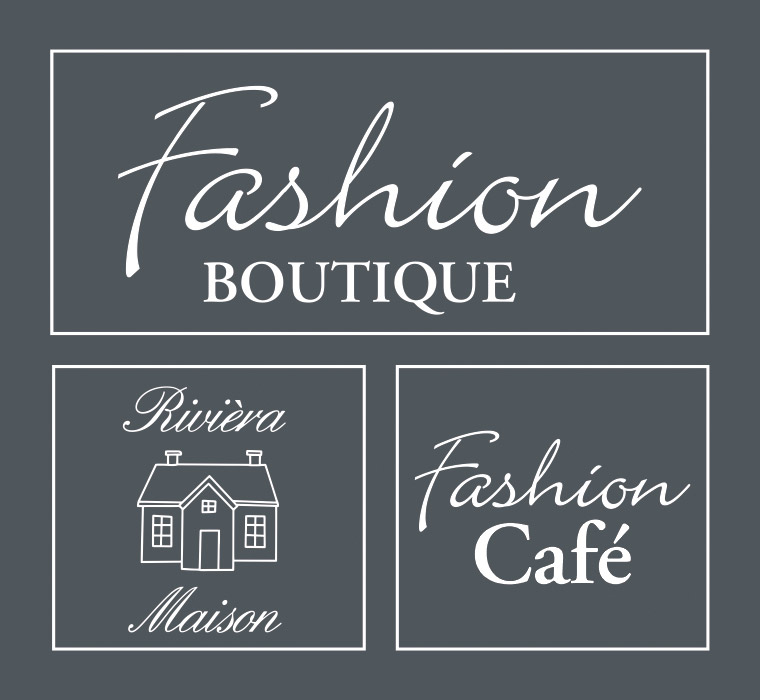 Logo concept store, Riviera Maison und fashion cafe